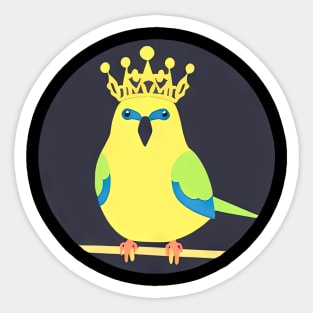 cute budgie parakeet | Sticker